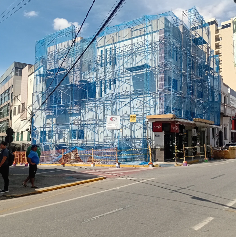 Obra de maior porte executada pela equipe